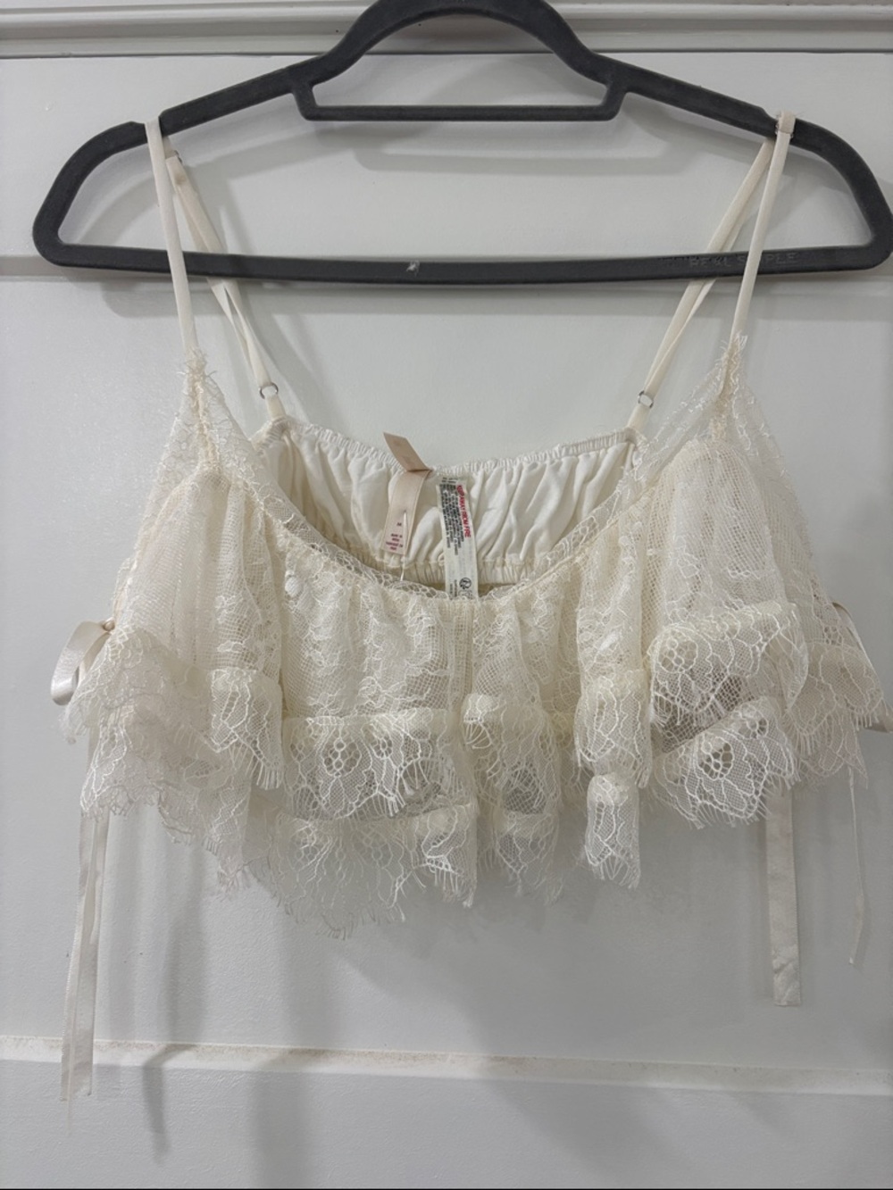 NWT Anthropologie LyreBird Lace Swing Crop Cami - Picture 4 of 6